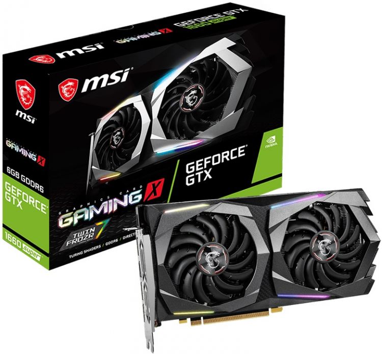 Видеокарта PCI-E MSI GeForce GTX 1660 Super GAMING X (GTX 1660 SUPER GAMING X) 6GB GDDR6 192bit 12nm 1530/14000MHz HDMI/3*DP/HDCP Ret