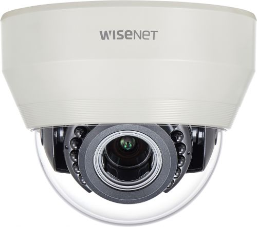 Видеокамера Wisenet HCD-6080R мультиформатная внутренняя купольная высокого разрешения FULL HD 1080p AHD / TVI / CVI / CVBS, с функцией день-ночь (эл.