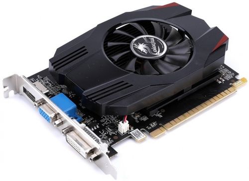 Видеокарта PCI-E Colorful GeForce GT 730 (GT730K 2GD3-V) 2GB GDDR3 64bit 28nm 900/1800MHz D-Sub/DVI-D/HDMI RTL GeForce GT 730 (GT730K 2GD3-V) - фото 1