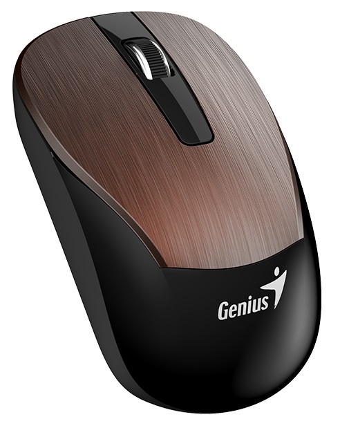 

Мышь Genius ECO-8015 coffee, 800/1200/1600 dpi, радио 2,4 Ггц, аккумулятор, USB, ECO-8015