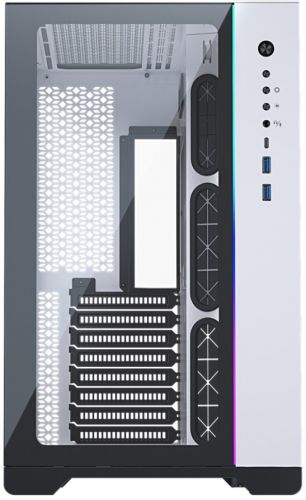 Корпус ATX PHANTEKS MetallicGear NEO Qube MG-NE620Q_DWT01 белый, без БП, ARGB Strip, боковая и передняя панель из закаленного стекла, 2*USB3.0, USB3.1 - фото 1