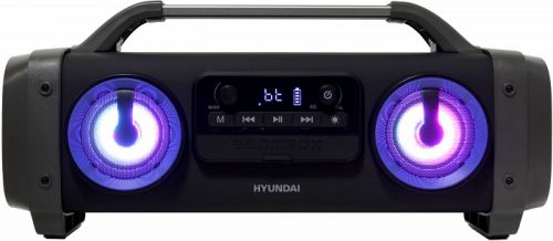 Магнитола Hyundai H-PCD400 черная, 28Вт, MP3, FM, USB, BT, microSD