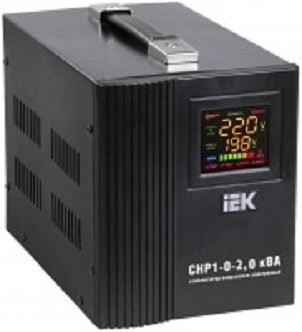 Стабилизатор IEK IVS20-1-02000 напряжения однофазный 2 кВА СНР1-0-2 КВА