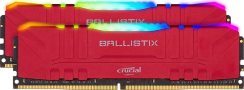 Модуль памяти DDR4 16GB (2*8GB) Crucial BL2K8G32C16U4RL Ballistix PC4-25600 3200MHz CL16 288pin радиатор RGB 1.35V