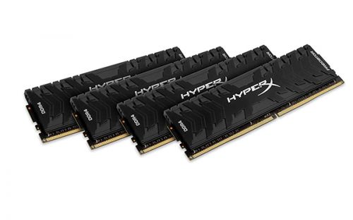 Модуль памяти DDR4 64GB (4*16GB) HyperX HX436C17PB3K4/64 Predator PC4-28800 3600MHz CL17 XMP радиатор 1.35V