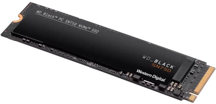 

Накопитель SSD M.2 2280 Western Digital WDS400T3X0C WD BLACK SN750 NVMe 4TB PCIe Gen3 3400/3100MB/s IOPS 550K/520K MTTF 1.75M, WDS400T3X0C