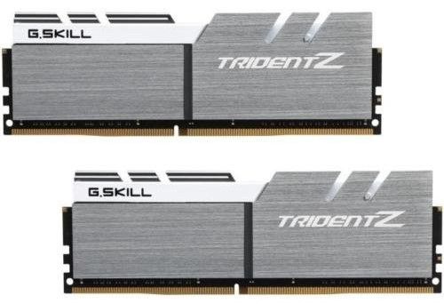 Модуль памяти DDR4 32GB (2*16GB) G.Skill F4-3200C14D-32GTZSW Trident Z PC4-25600 3200MHz CL14 XMP 1.35V Silver-White