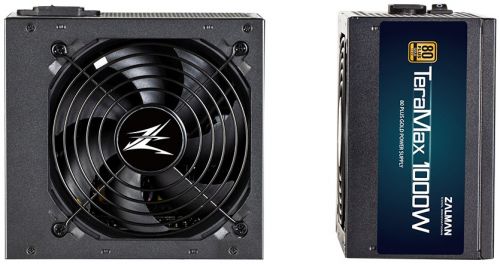 Блок питания ATX Zalman TeraMax 1000W, APFC, 120mm fan, 80+ Gold, full modular, Retail