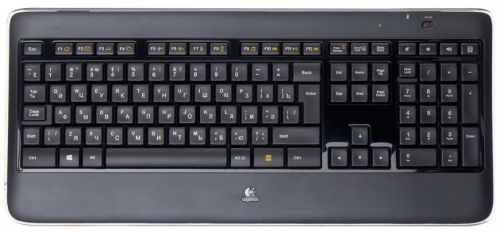 Клавиатура Wireless Logitech K800 Illuminated 920-002395 black, USB, подсветка, Rtl