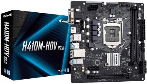 Материнская плата mATX ASRock H410M-HDV R2.0