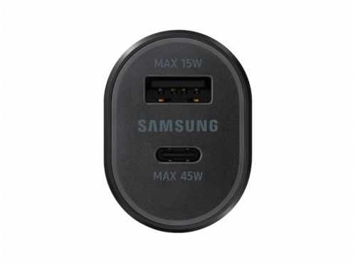 Зарядное устройство автомобильное Samsung EP-L5300 3A+2A PD+QC, кабель USB Type C, черный