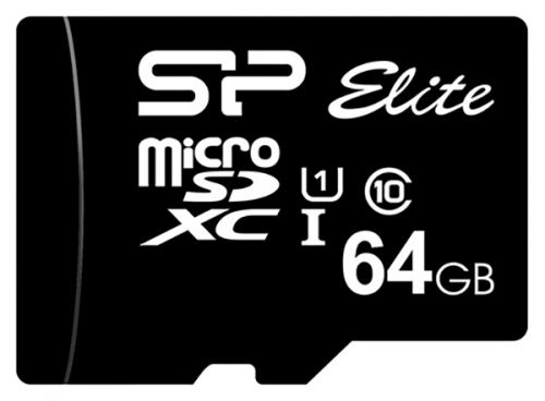 Карта памяти 64GB Silicon Power SP064GBSTXBU1V10SP microSDXC Class10 + adapter