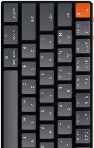 Клавиатура Wireless Keychron K7 ультратонкая, 68 клавиши, RGB подсветка, brown switch K7E3 - фото 3