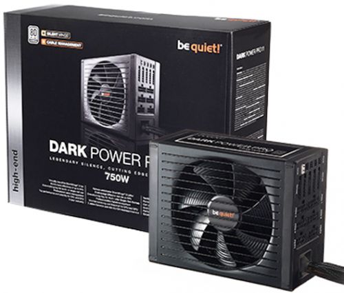 Блок питания ATX Be quiet! DARK POWER PRO 11 750W BN252 aPFC, 80Plus Platinum, 135mm fan, Модульный, RTL