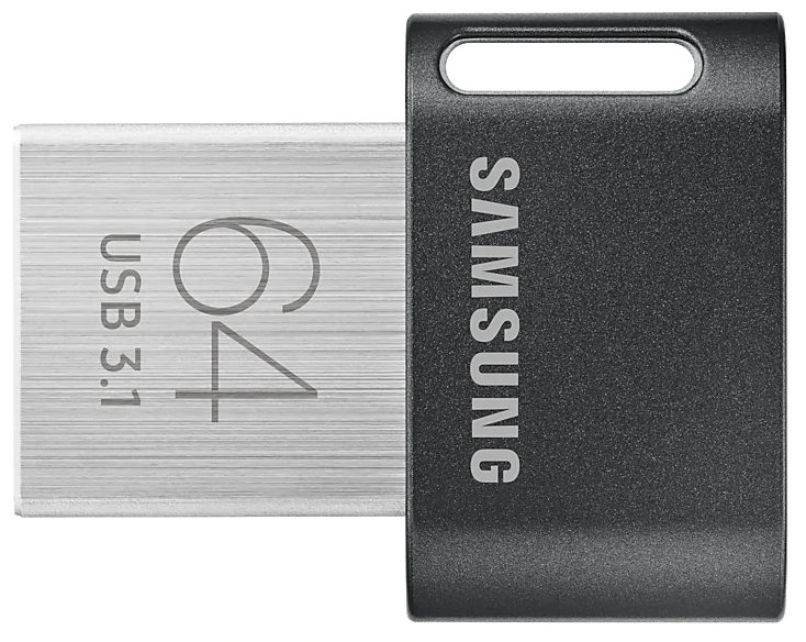 Накопитель USB 3.1 64GB Samsung MUF-64AB/APC Fit Plus серебристый