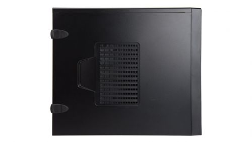 Корпус mATX In Win EMR007BS USB 3.0 500W 6120745 Mini Tower черный с серебром - фото 5