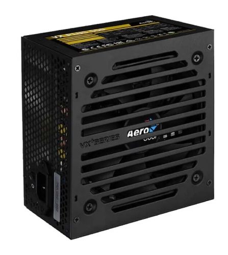 Блок питания ATX AeroCool VX PLUS 550 4713105962765 550W (20/24+4+3 SATA+3 PATA+6/8 pin, вентилятор d120мм)