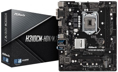 Материнская плата mATX ASRock H310CM-HDV/M.2