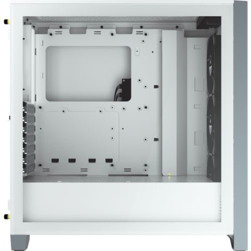 Корпус ATX Corsair iCUE 4000X RGB CC-9011205-WW белый, без БП, с окном, USB 3.0, USB Type-C, audio - фото 4