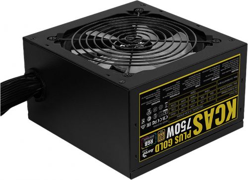 Блок питания ATX AeroCool KCAS PLUS GOLD 750W 4710562759211 750W, APFC, Fan ARGB 12cm, 80+ Gold