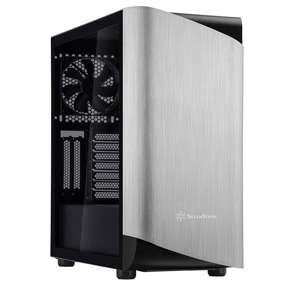 

Корпус ATX SilverStone SETA A1 SST-SEA1SB-G черный/серебристый, без БП, с окном, 2*USB 3.0, USB Type-C, audio, SETA A1