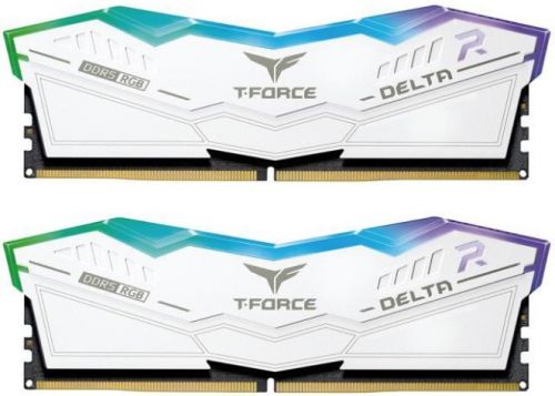 Модуль памяти DDR5 32GB (2*16GB) Team Group FF4D532G5600HC36BDC01 T-Force Delta RGB white PC5-44800 5600MHz CL36 1.2V