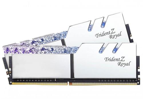 Модуль памяти DDR4 64GB (2*32GB) G.Skill F4-3600C16D-64GTRS Trident Z Royal 3600MHz CL16 (16-22-22-42) 1.45V silver