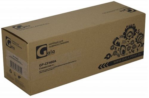 Картридж GalaPrint CF400A black (№201A) 1500 копий картридж galaprint ce320a black 128a 2000 копий