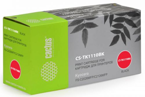 Картридж Cactus CS-TK1110 черный для Kyocera Mita FS 1020MFP/1040/1120MFP (2500стр.)