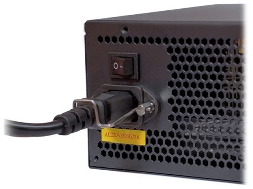 Блок питания ATX Exegate 600NPXE EX221639RUS-S 600W (+PFC), SC, black, 12cm, 24p+(4+4)p,6/8p PCI-E,4SATA, 3IDE, FDD + кабель 220V с защитой от выдерги