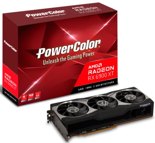 

Видеокарта PCI-E PowerColor Radeon RX 6900 XT (AXRX 6900XT 16GBD6-M2DHC) 16GB GDDR6 256bit 7nm 1825/16000MHz USB-C/HDMI/2*DP, Radeon RX 6900 XT (AXRX 6900XT 16GBD6-M2DHC)