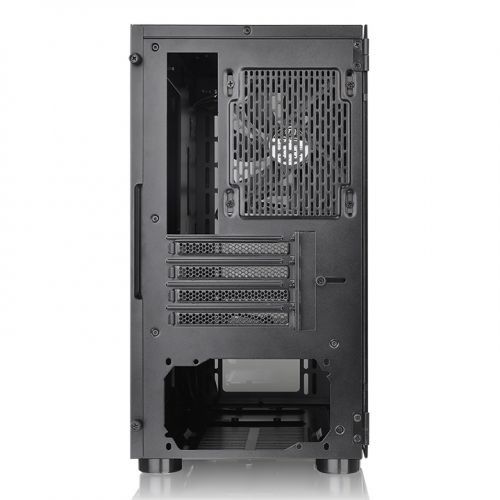 Корпус mATX Thermaltake V150 TG CA-1R1-00S1WN-00 черный, без БП, с окном, USB 3.0, 2*USB 2.0, audio