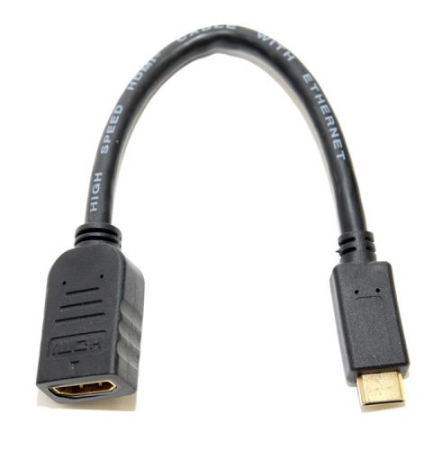 Кабель-адаптер 5bites BC-HDC2A1 HDMI F-mini M, V1.4B аксессуар 5bites hdmi f mini micro hdmi m hh1805fm t