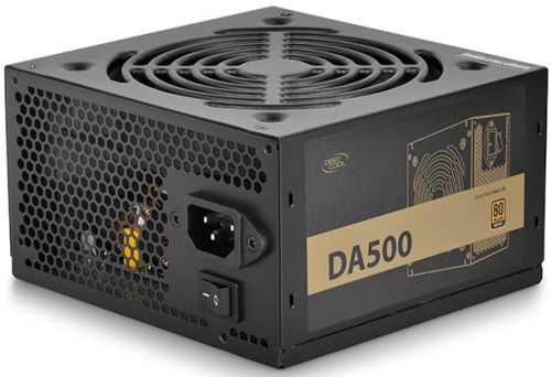 Блок питания ATX Deepcool DA500N 500W (120mm FAN, A.PFC, 5xSATA, 80+ Bronze) Ret