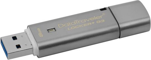 

Накопитель USB 3.0 8GB Kingston DataTraveler Locker+G3, DataTraveler Locker+G3