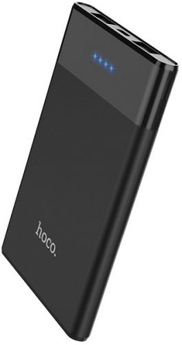 Аккумулятор внешний портативный Hoco B35D 6957531093473 5000мА/ч,USB, 1A, черный