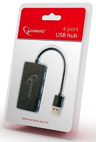 Разветвитель USB 2.0 Gembird UHB-U2P4-03