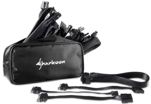 Блок питания ATX Sharkoon Silent Storm Cool Zero 650W COOLZERO650 650 Вт, 135 mm fan, 80 Plus Gold, чёрный