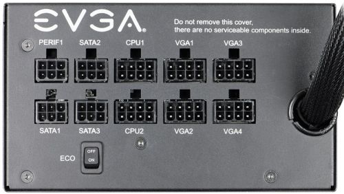 Блок питания ATX EVGA GQ 850W 210-GQ-0850-V2 APFC, 80Plus Gold, fan 135mm, Semi Modular, RTL - фото 3