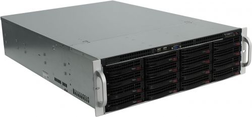 Корпус серверный 3U Supermicro CSE-836BE1C-R741B (13.68"x13" E-ATX, 16*3.5" hot-swap SAS/SATA, 7*FH/FL expansion slots, 1000W) - фото 1