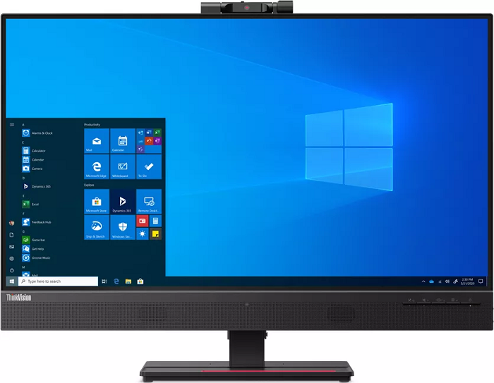 Монитор 27" Lenovo ThinkVision T27hv-20 2560x1440, IPS, 4ms, 1000:1, 16:9, 350cd/m2, 178/178, HDMI, DP, DP(Out), USB Type-C, USB HUB (4*USB 3.1), Cam,