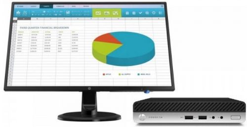 

Компьютер HP ProDesk 400 G5 Mini i5-9500T/8GB/256GB/Slim kbd/mouseStand/Wi-Fi/BT/HDMI/Win10Pro/монитор N246v в комплекте, ProDesk 400 G5 Mini