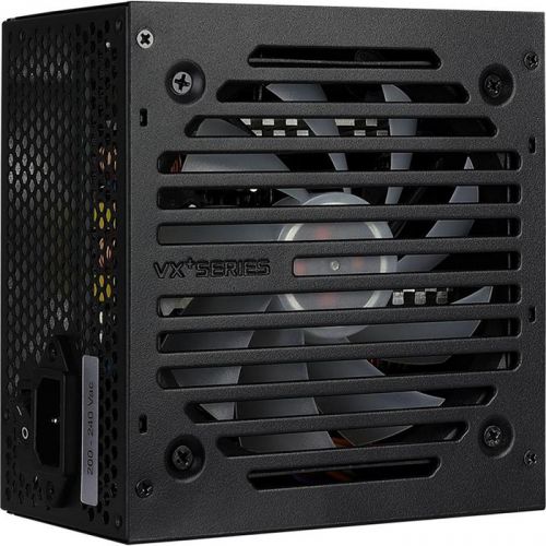 Блок питания ATX AeroCool VX Plus 600W RGB 4718009150911 600W (ATX 2.3, 120mm fan, RGB-подсветка) Box