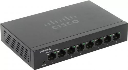 Коммутатор неуправляемый Cisco SB SF110D-08-EU