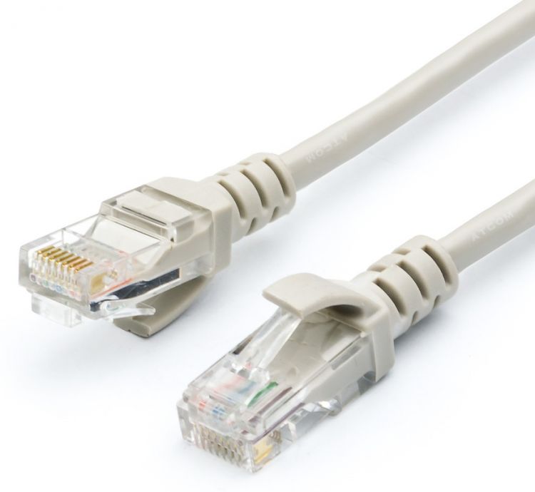 

Кабель патч-корд U/UTP 5e кат. 3м. Atcom GL3717 литой, RJ45, черный, GL3717