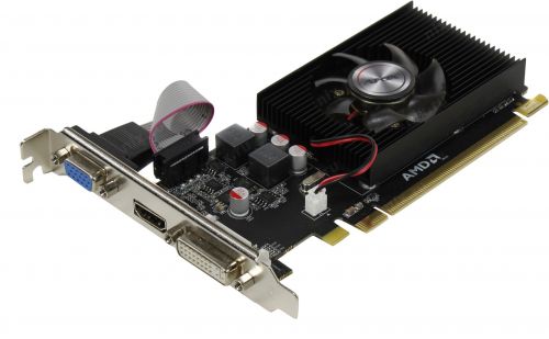 Видеокарта PCI-E Afox Radeon R5 220 (AFR5220-2048D3L4) 2GB DDR3 64bit 40nm 650/1066MHz DVI/HDMI/D-Sub RTL