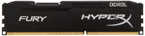 Модуль памяти DDR3 8GB HyperX HX318LC11FB/8 Fury black PC3L-14900 1866MHz CL11 1.35V Радиатор RTL