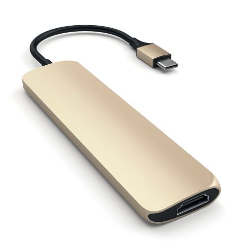 

Концентратор Satechi Slim Aluminum Type-C Multi-Port Adapter 4K, Slim Aluminum Type-C Multi-Port Adapter 4K