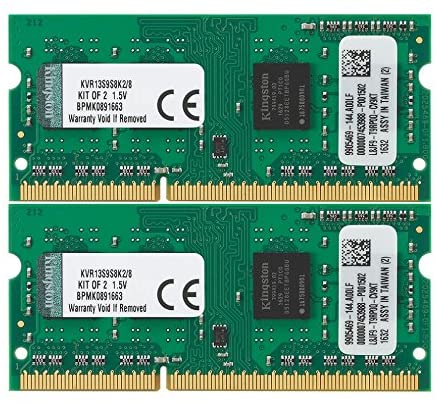 Модуль памяти SODIMM DDR3 8GB (2*4GB) Kingston KVR13S9S8K2/8 PC3-10600 1333MHz CL9 1.5V SRx8 RTL