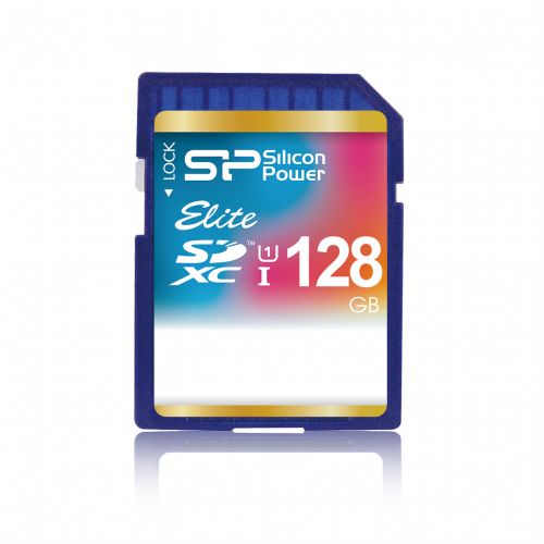 Карта памяти 128GB Silicon Power SP128GBSDXAU1V10 SDXC Class10 Elite UHS-I R/W 50/15 MB/s